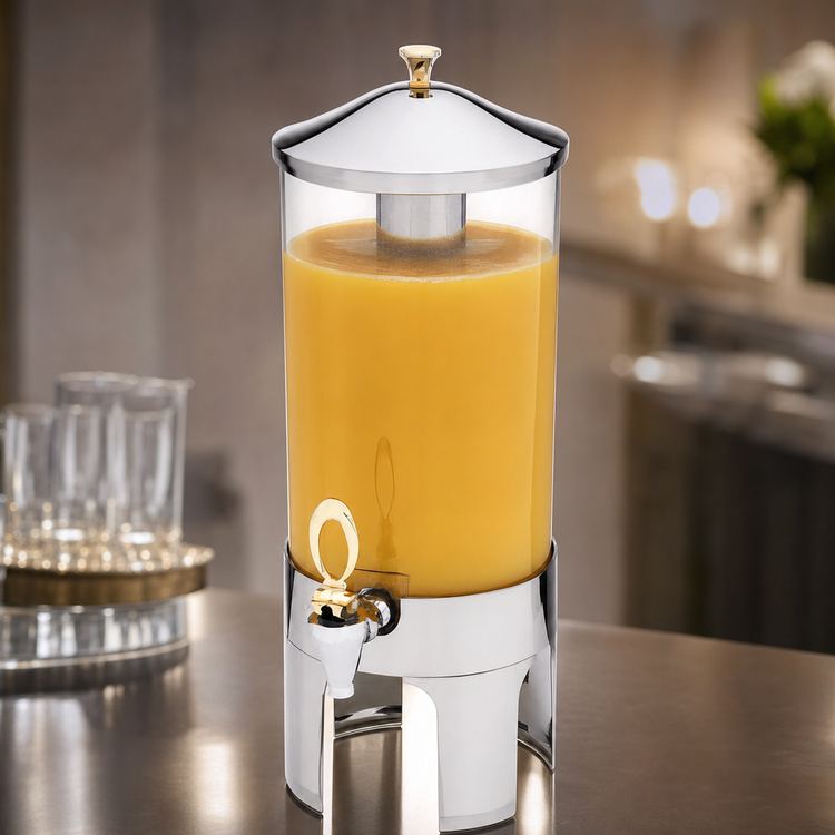 Product image #3 for New York, New York® Single 2-Gallon Cold Beverage Dispenser with Brass Accents
