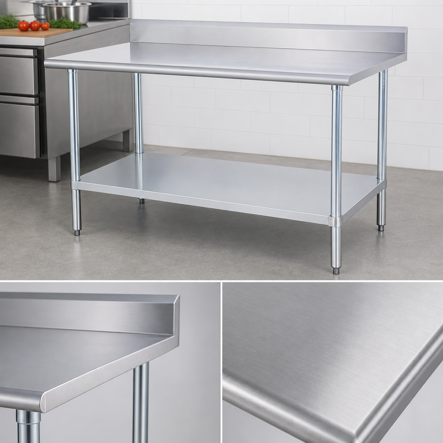 Reinforced Stainless Steel Top