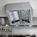 Thumbnail image #3 for John Boos C2HB-42-2 Ventless Condensate Hood, Box Type, 42 x 42 x 25 Inches, Stainless Steel