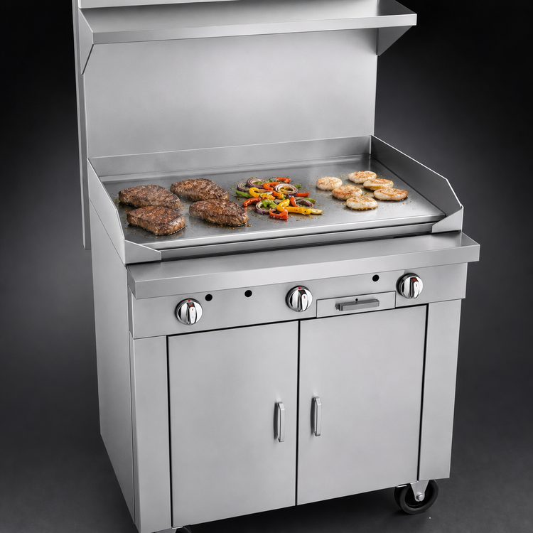 Product image #3 for Southbend Platinum Heavy Duty 32-Inch Gas Plancha Griddle Range with Convection Oven and 1/2-Inch Plate