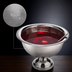 Thumbnail image #3 for American Metalcraft Hammered Stainless Steel Punch Bowl, 8 Quart, 17-Inch Diameter