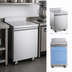 Thumbnail image #3 for Omcan USA 27-Inch One-Section Worktop Freezer with 3-1/2-Inch Backsplash, 5 Cu. Ft., Solid Door