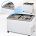 Thumbnail image #3 for Beverage-Air 42.5-Inch Angled Top Novelty Case Ice Cream Freezer with Removable Glass Lids
