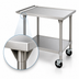 Thumbnail image #3 for Eagle Group Uni-Lok Mobile Stainless Steel Equipment Stand with Undershelf and Push Handle, 30 x 24 x 28 Inches