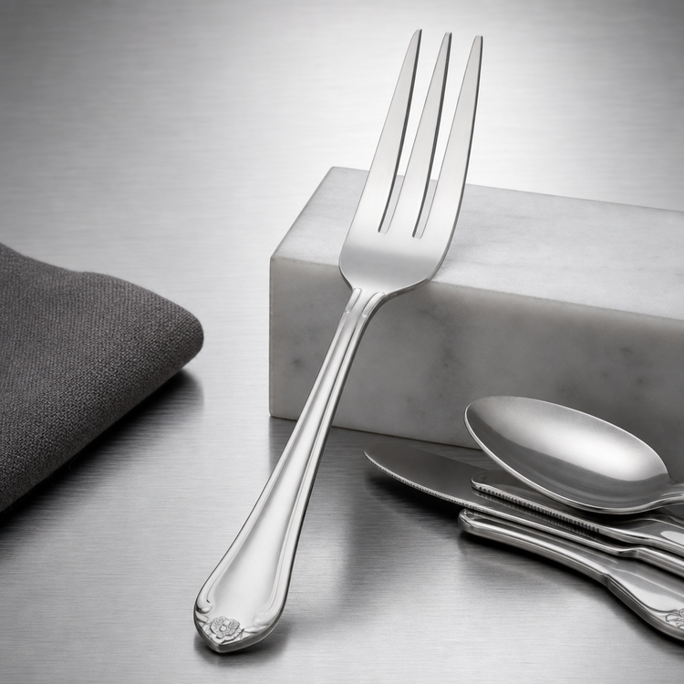 Product image #3 for Concord Heavy Weight Salad Fork, 18/0 Stainless Steel, Vibro Finish