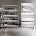 Thumbnail image #3 for Eagle Group 24 x 24 x 86 Inch 5-Tier Add-On Wire Shelving Unit, Chrome-Plated