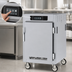 Thumbnail image #3 for Metro C5 8 Series Mobile Pass-Thru Controlled Temperature Holding Cabinet, 1/2 Height, Solid Doors, 8 Sheet Pan Capacity