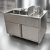 Thumbnail image #3 for BK Resources FTWS-4829L 48-Inch Stainless Steel All-In-One Food Truck Wash Station with Three-Compartment Sink and Hand Sink