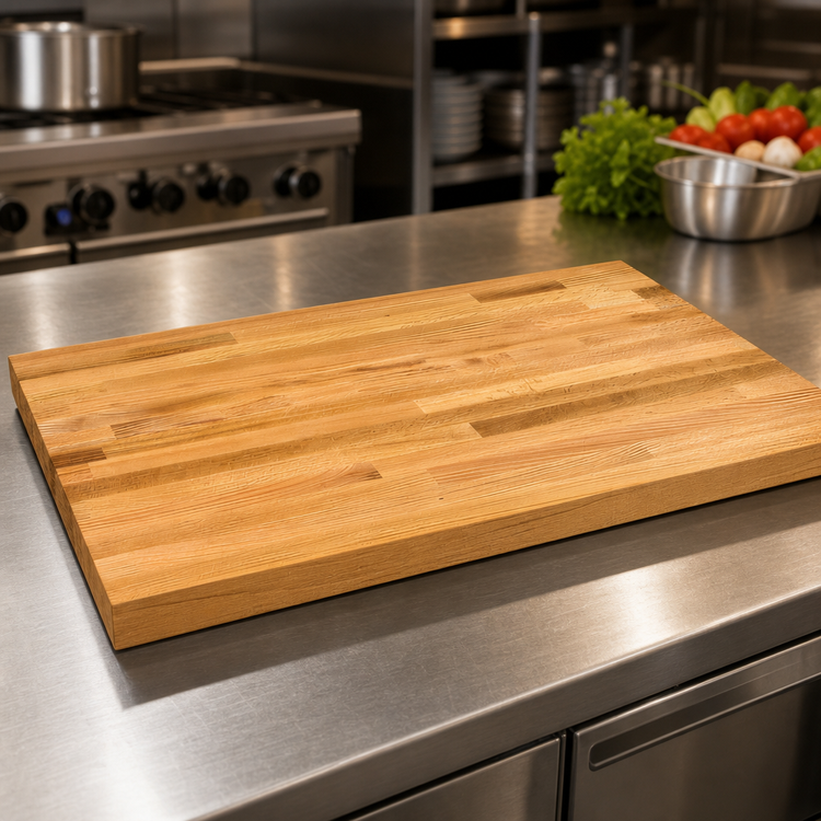 Product image #3 for John Boos Appalachian 72 x 42-Inch Blended Rails Edge Grain Red Oak Island Countertop, 1-1/2-Inch Thick, Varnique Finish