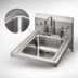 Thumbnail image #3 for Krowne Wall-Mount Hand Sink with 14