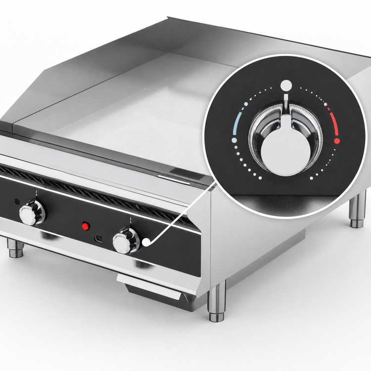 Product image #3 for Vollrath Heavy-Duty 48-Inch Countertop Thermostatic Flat Top Gas Griddle