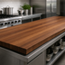Thumbnail image #3 for John Boos Boos Block 96-Inch x 25-Inch Edge Grain American Black Walnut Kitchen Countertop with Penetrating Oil Finish