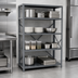 Thumbnail image #3 for IRONMAN 4-Shelf Open Steel Shelving Unit, 12 x 36 x 39 Inches