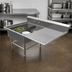 Thumbnail image #3 for John Boos Pro-Bowl 2-Compartment Platter Sink with Right Drainboard, 14-Gauge Stainless Steel