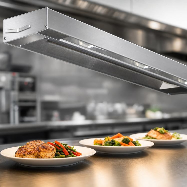 Product image #3 for Eagle Group RedHots 96-Inch Single Lighted Rod-Type Strip Heat Lamp, 208V