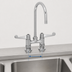 Thumbnail image #3 for T&S equip 4-Inch Center Deck Mount Mixing Faucet with 5-1/2-Inch Swivel Gooseneck