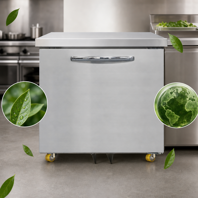 Product image #3 for Continental Refrigerator DF32N-U Designer Line 32" Undercounter Freezer with Solid Door