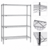 Thumbnail image #3 for Redipak 4-Tier Stationary Wire Shelving Unit, 48