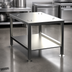 Thumbnail image #2 for Stainless Steel Equipment Stand with Seismic Feet and Lower Shelf, 24-3/4 Inches W x 34-3/4 Inches D x 23-1/4 Inches H