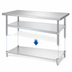 Thumbnail image #3 for Stainless Steel Undershelf for 72-Inch x 24-Inch Work Table