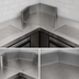 Thumbnail image #3 for Krowne Royal Series 90° Rear Corner Drainboard Underbar Angle Filler
