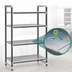 Thumbnail image #3 for Cambro Camshelving Elements XTRA 4-Tier Solid Stationary Starter Unit, 21 x 42 x 84 Inches, Speckled Gray