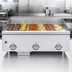 Thumbnail image #4 for Vulcan VCCG72-AR Heavy Duty 72-Inch Countertop Gas Griddle with 1-Inch Chrome Plate and Drawers