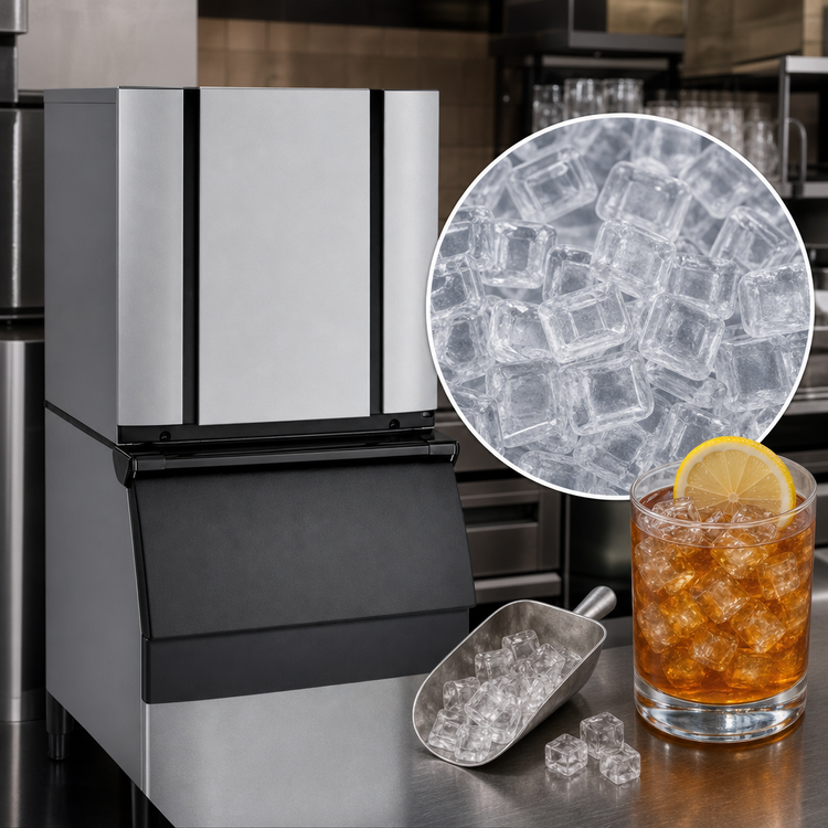 Product image #4 for Ice-O-Matic Elevation Series 30-Inch Air-Cooled Remote Modular Half-Size Cube Ice Maker, 906 lb/Day