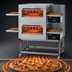 Thumbnail image #3 for Lincoln Impinger II Double Stack Gas Conveyor Pizza Oven Package