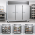 Thumbnail image #3 for Traulsen Dealer's Choice G31012 3-Section Self-Contained Reach-In Freezer with Full-Height Solid Doors