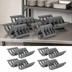 Thumbnail image #4 for Cambro Camshelving® CSDR84151 Angled Drying and Storage Cradle, 8-Slot, Soft Gray, High-Impact ABS