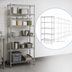 Thumbnail image #3 for Metro Super Erecta Stationary Chrome-Plated Wire Shelving Starter Unit, 24 x 21 x 74 Inches, 5 Shelves