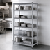 Thumbnail image #3 for Steel Works Stainless Heavy Duty 5-Tier Wire Shelving Unit, 36 x 18 x 84 Inches, Chrome Finish