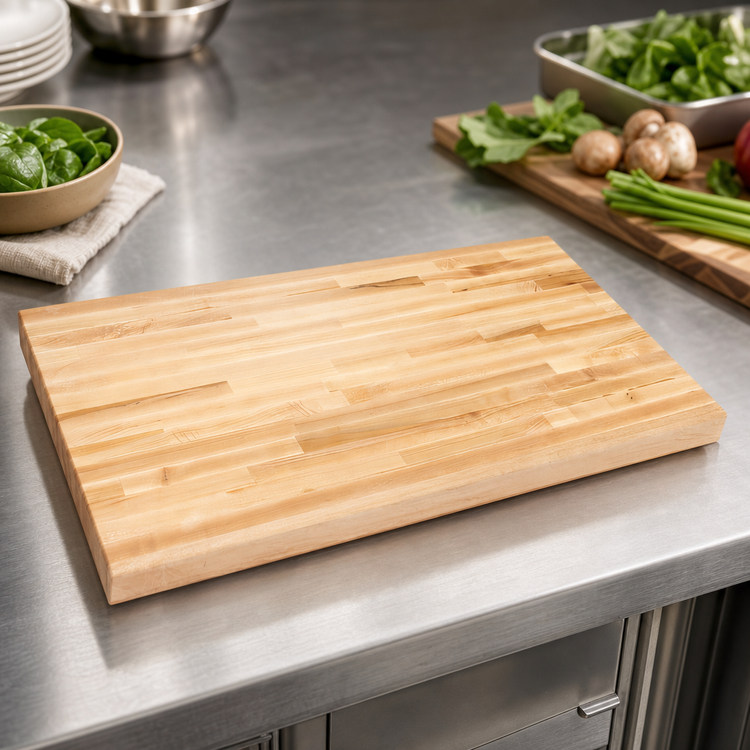 Product image #3 for John Boos Boos Block Blended Edge Grain Maple Kitchen Countertop, 36 x 25 x 1-1/2 Inch, Varnique Finish