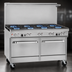 Thumbnail image #3 for Ultimate 60-Inch Commercial Gas Range with 10 Open Burners and 2 Cabinets