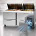 Thumbnail image #3 for Turbo Air PRO Series 72-5/8-Inch Wide Two-Section Mega Top Sandwich/Salad Prep Table with 4 Drawers, 30-Pan Top, and Self-Contained R290 Refrigeration