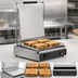 Thumbnail image #4 for Vollrath Super-Size Countertop Panini Sandwich Grill with Smooth Aluminum Plates, Manual Controls