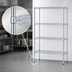 Thumbnail image #3 for EAGLEbrite 4-Tier Stationary Starter Wire Shelving Unit, 36 x 24 x 74 Inches, Zinc Finish