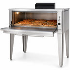 Thumbnail image #3 for Blodgett 1048 SINGLE Single-Deck Gas Pizza Oven, 48 x 37 Inch QHT Rokite Deck, Stainless Steel, 85,000 BTU