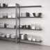 Thumbnail image #3 for Eagle Valu-Master Add-On Wire Shelving Unit, 4-Tier, 72 x 24 x 74 Inches, Pewter Gray Epoxy