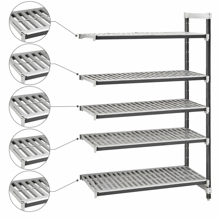 Five Vented Shelf Plates