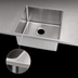 Thumbnail image #3 for John Boos Weld-In Undermount 1-Compartment Stainless Steel Sink Bowl, 16 x 18 x 12 Inches, 16-Gauge