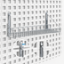 Thumbnail image #3 for WalStor 48 Inch x 18 Inch Wall Grid Shelf for Modular Wall System, Chrome Finish