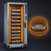 Thumbnail image #4 for Alto-Shaam Combimate 20-20MW Mobile Single-Door Halo Heat Companion Holding Cabinet, 40 Pan Capacity