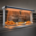 Thumbnail image #3 for Hatco Glo-Ray Designer Dual Strip Heater with Lights, 87-1/2-Inch Wide, 6-Inch Spacing, Aluminum, 3420 Watts
