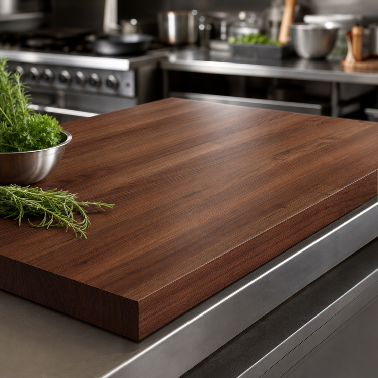 Product image #3 for Boos Block American Black Walnut Kitchen Countertop, 48 Inch x 36 Inch x 1-1/2 Inch Thick, Varnique Finish