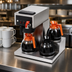 Thumbnail image #3 for Koffee King Automatic Fill Low-Profile Single Decanter Coffee Brewer with 3 Warmers and Hot Water Faucet