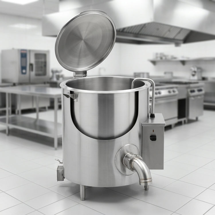Product image #2 for Legion LEC-60 60 Gallon Electric 2/3 Jacketed Stationary Kettle