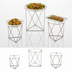 Thumbnail image #3 for American Metalcraft Geometric Stainless Steel Buffet Riser Set, 3-Piece