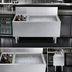 Thumbnail image #3 for Krowne Royal Series 36-Inch W x 19-Inch D Underbar Combination Ice Bin with Right Ice Bin, Left Bottle Storage, and 10-Circuit Cold Plate